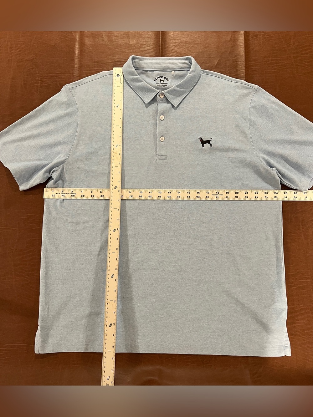 The Black Dog Men’s Blue Polo Shirt - Size XL - Picture 9 of 12